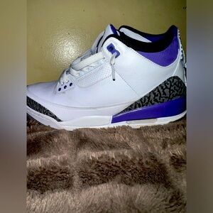 Jordan 3 dark iris size 10 plz buy